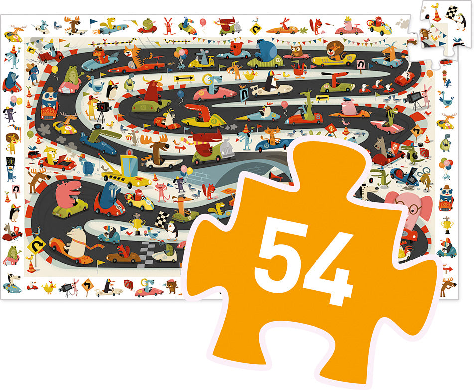Automobile Rally Observation Puzzle