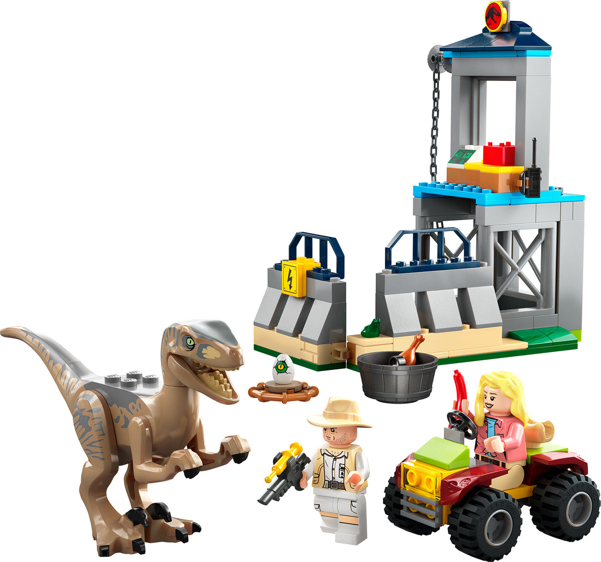 LEGO JURASSIC PARK Velociraptor Escape