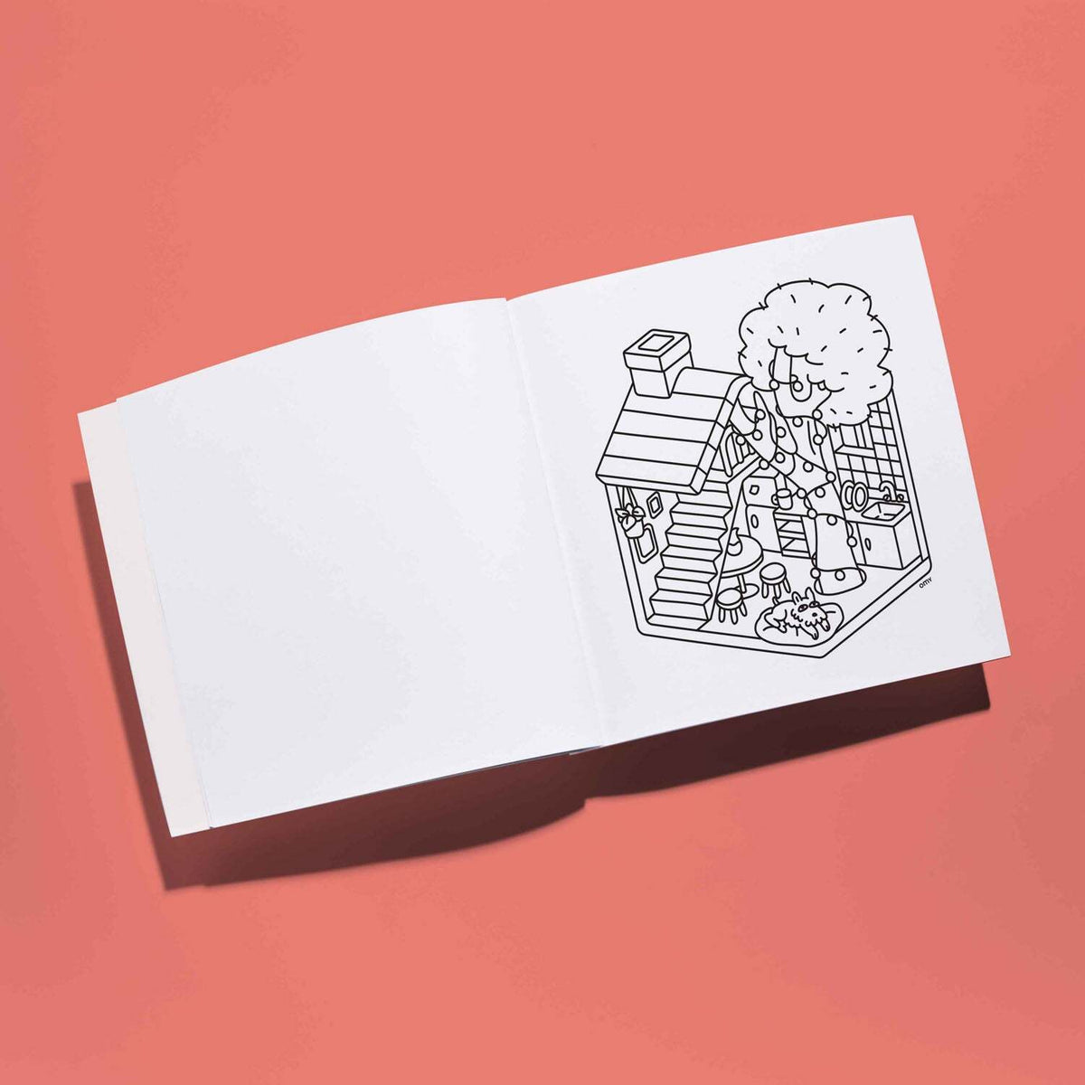 Cozy Art Yummy Food Coloring Notebook
