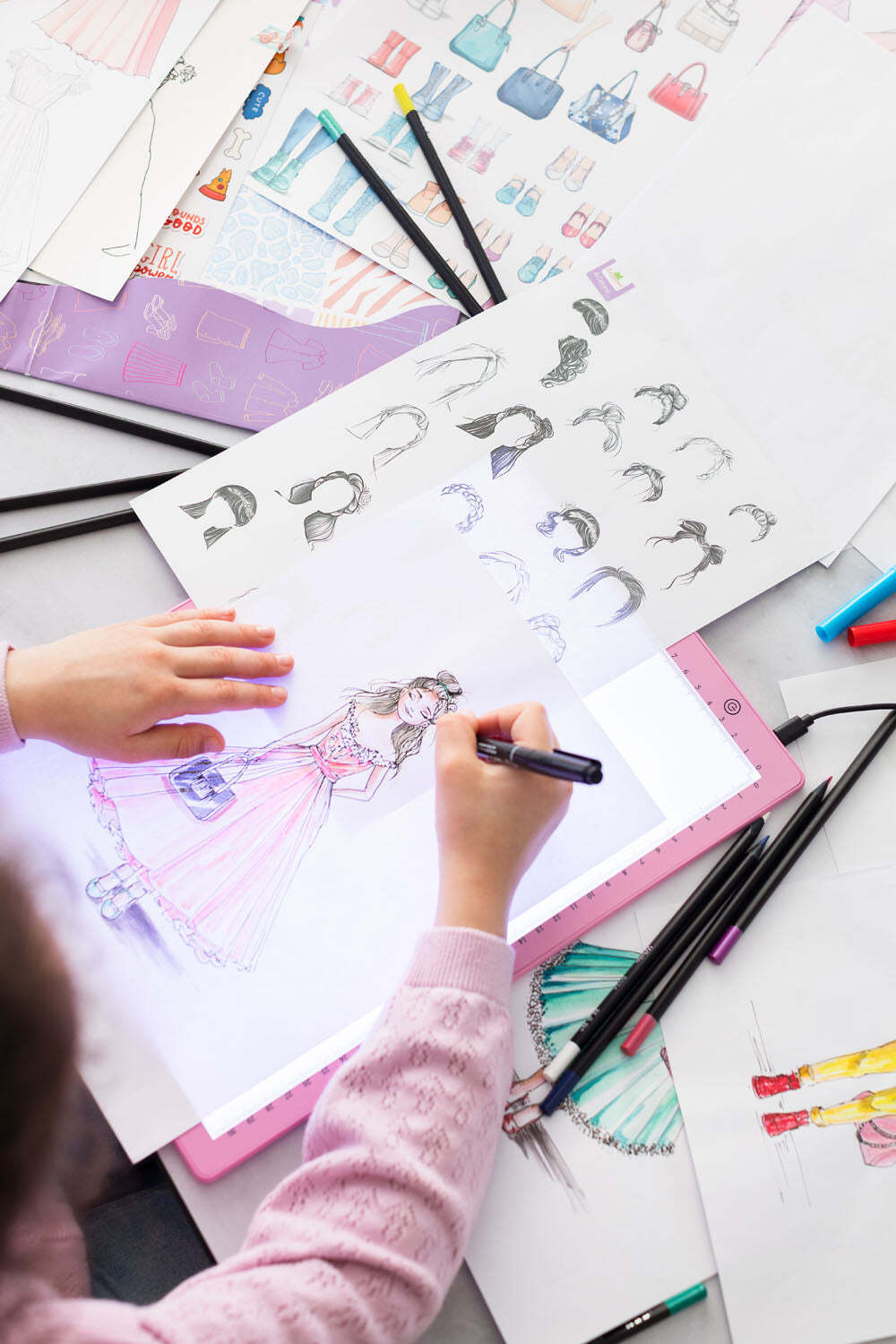Sycomore Stylist's Workshop with LED Light Pad
