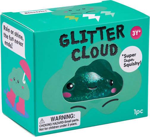 J'adore Glitter Cloud Squishy