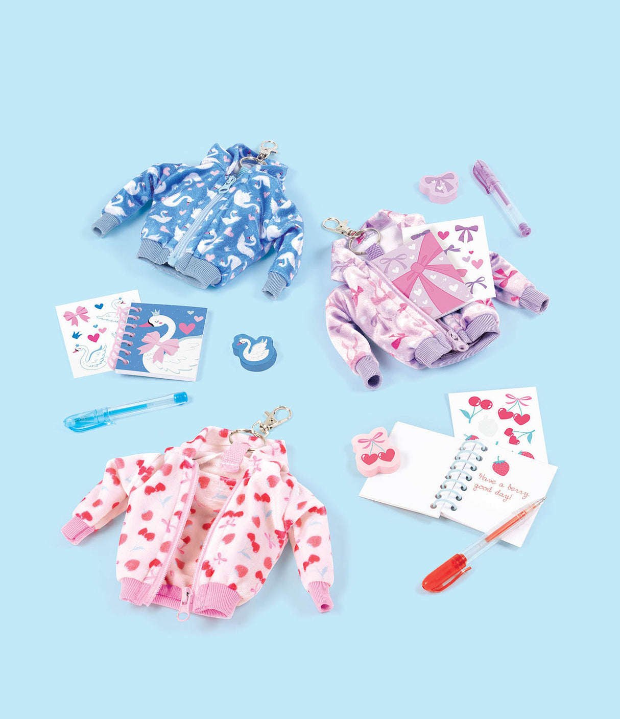 Mini Hoodie with Stationery Asst