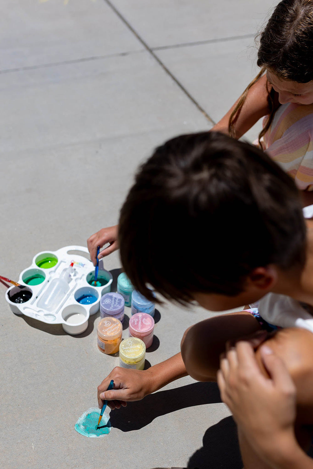 DIY Sidewalk Chalk Paint Set