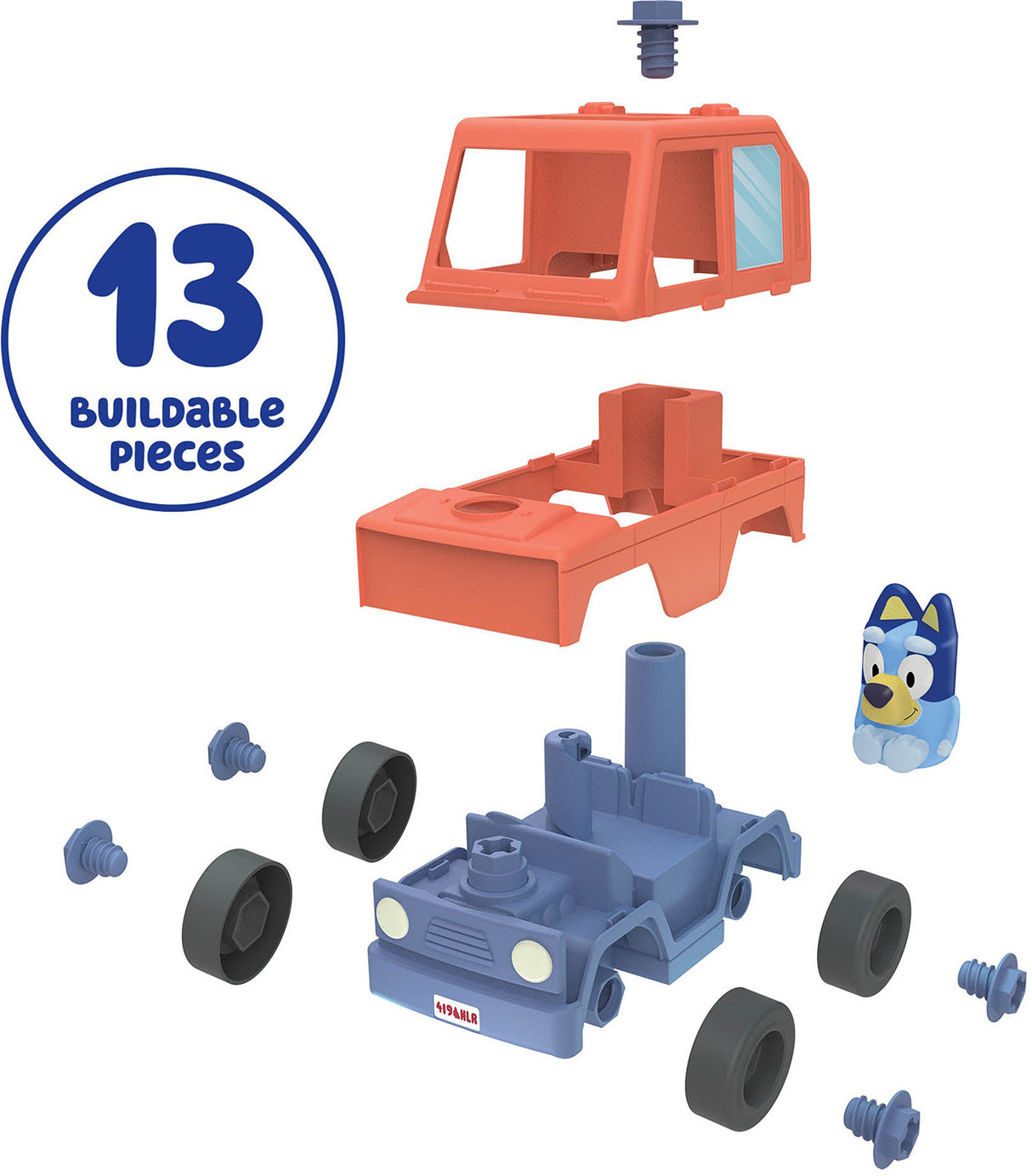 Bluey Build-A-Buddy Motorized Car and Drill