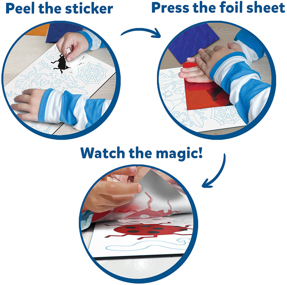 Peel & Press Foil Fun - Bugs & Butterflies