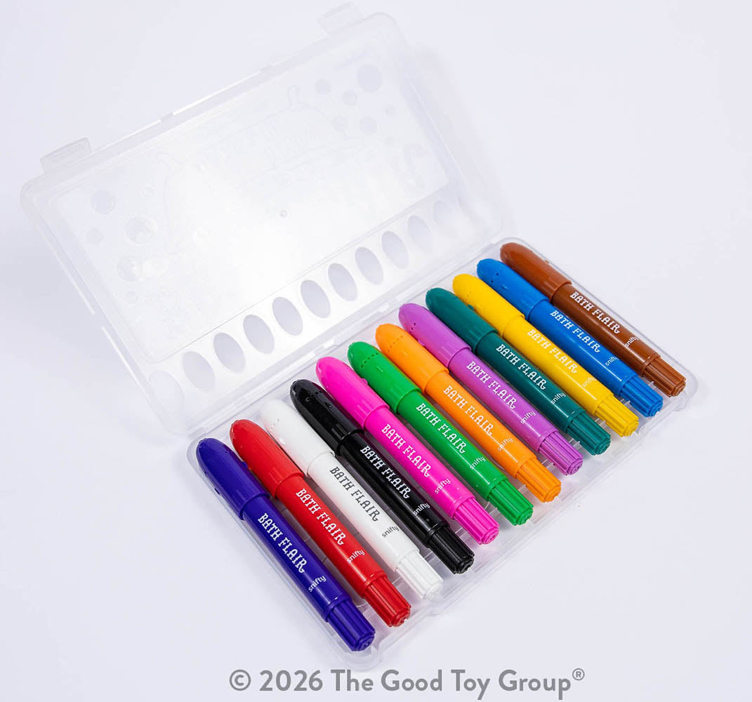 Bath Flair Color Gel Sticks for Bathtime - Set of 12