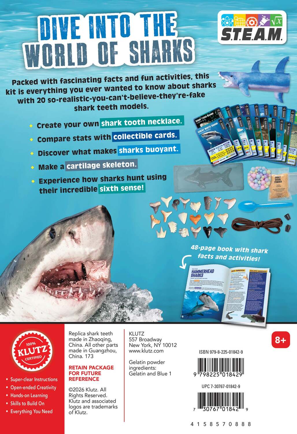 KLUTZ STEAM Lab Shark-tastic Teeth!