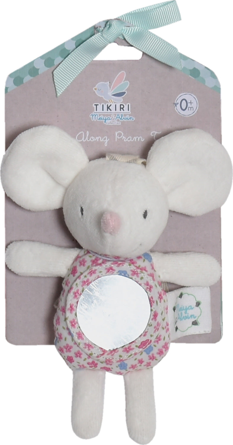 Meiya the Mouse Tag Along Pram Toy