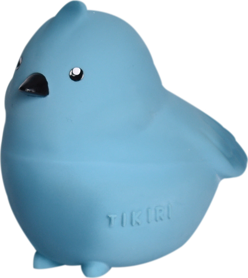 Bird Natural Rubber Teether, Rattle & Bath Toy