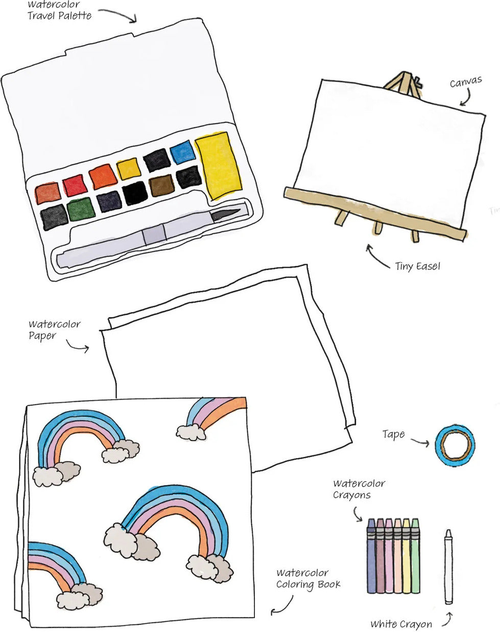 Tiny Easel Traveler Box