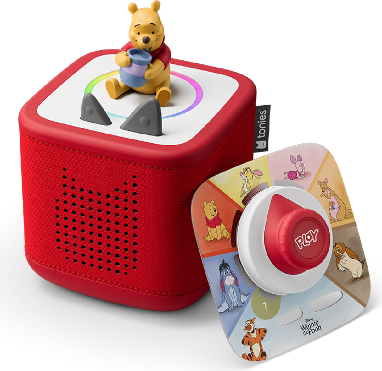 Disney Winnie the Pooh Toniebox 2 Full Play Set - Sunset Red