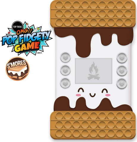 OMG! Pop Fidgety Game! - S'Mores Game Board