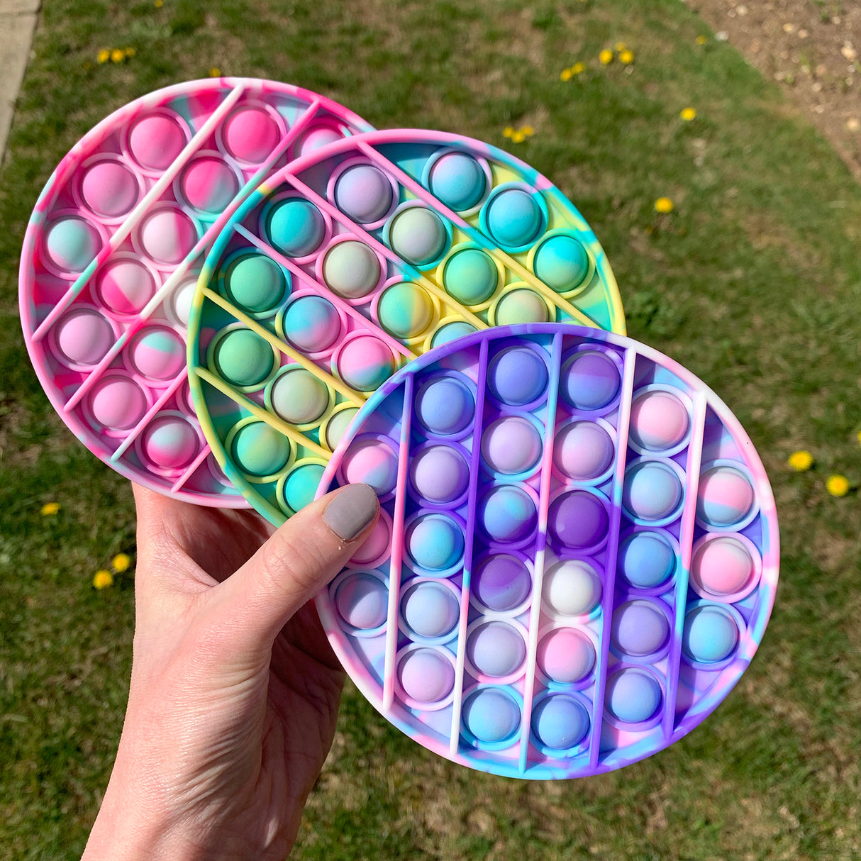 OMG Pop Fidgety - Round Tie-Dye Pack A