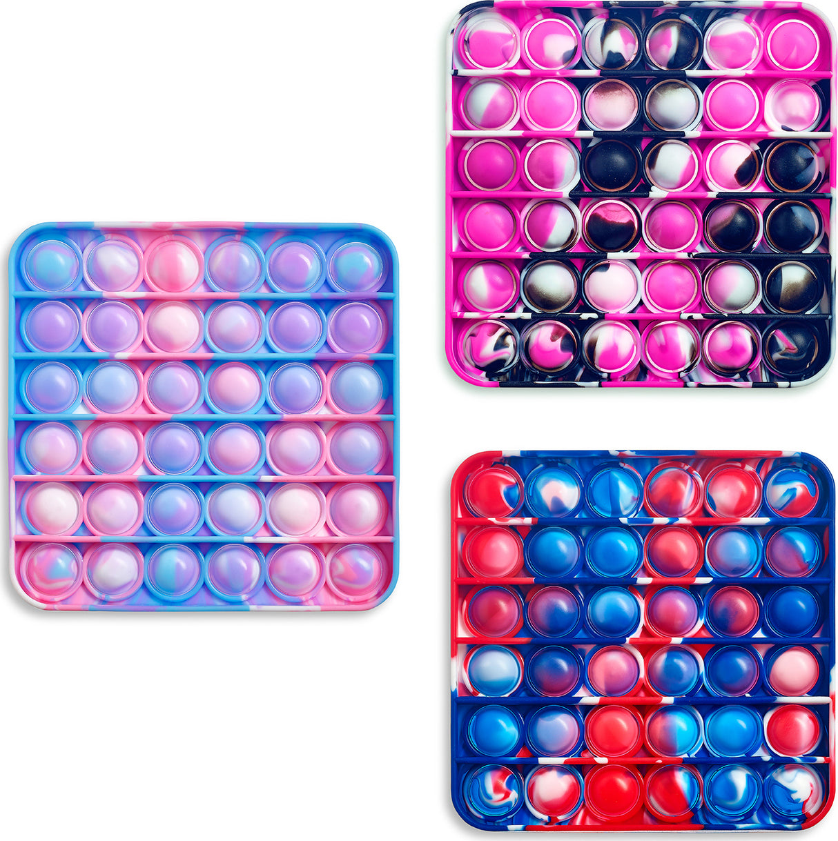 OMG Pop Fidgety - Tie-Dye Square (assorted - sold individually)