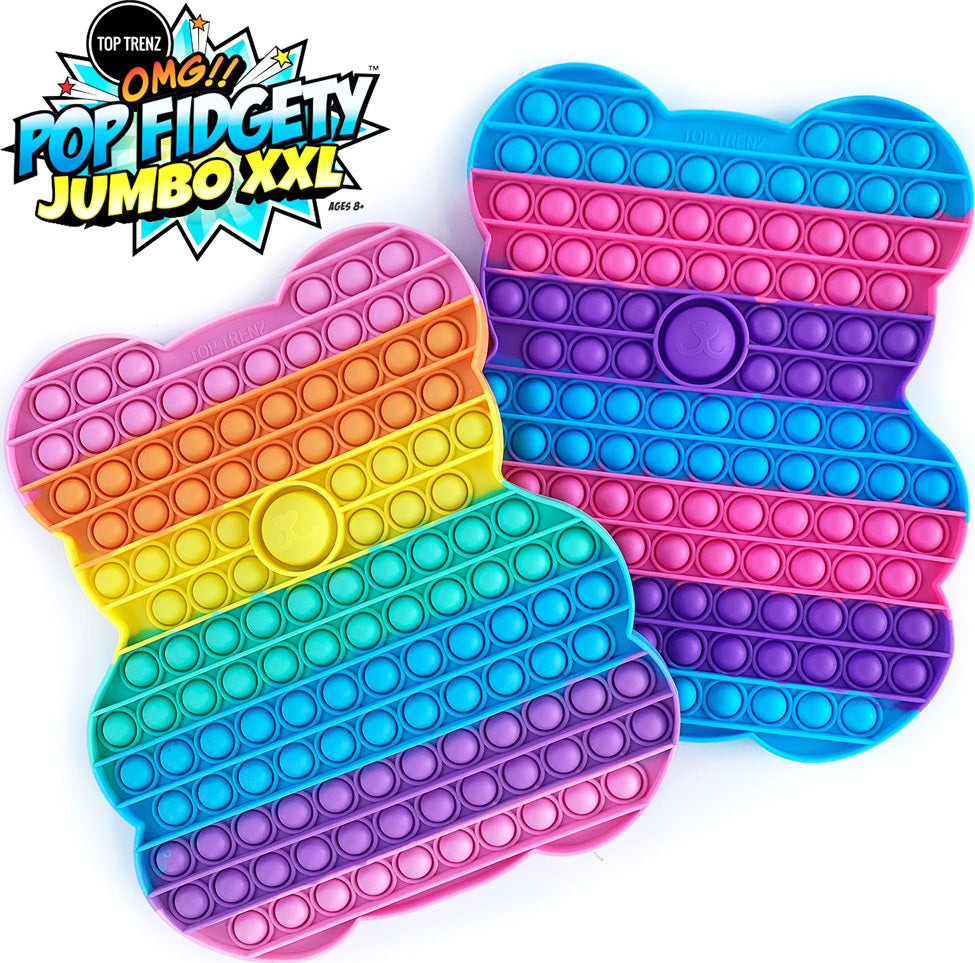 OMG Pop Fidgety - Jumbo XXL Gummy Yummy Bear (assorted - sold individually)