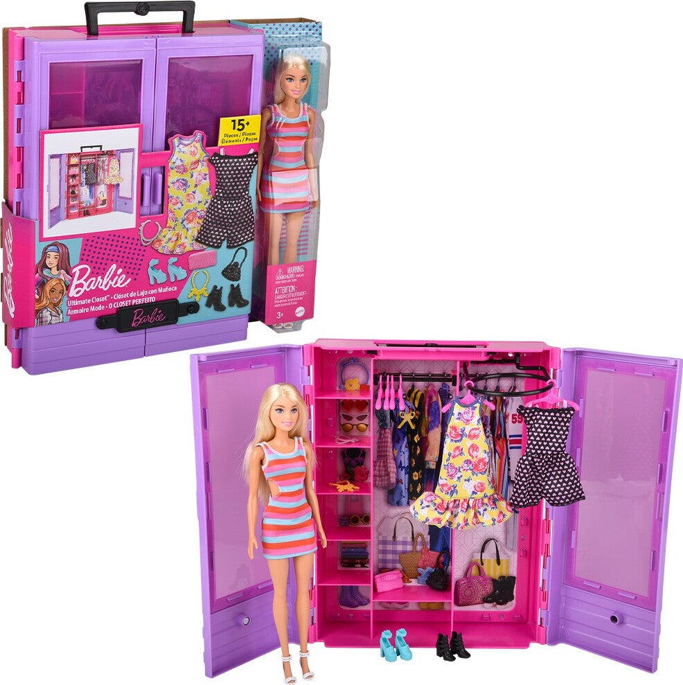 Mattel Barbie Dream Closet With Doll