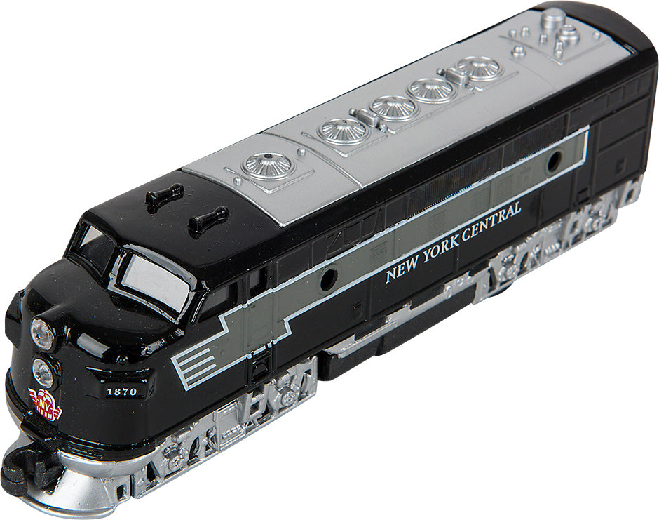 6.5" Die-cast Pull Back Classic Loco Diesel Train