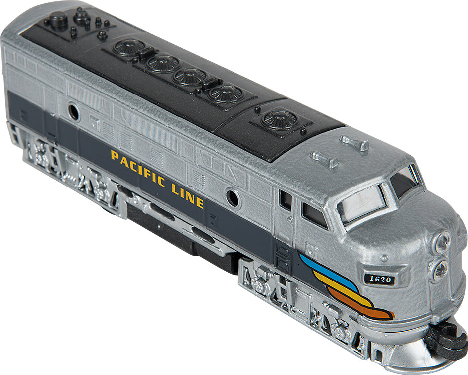 6.5" Die-cast Pull Back Classic Loco Diesel Train