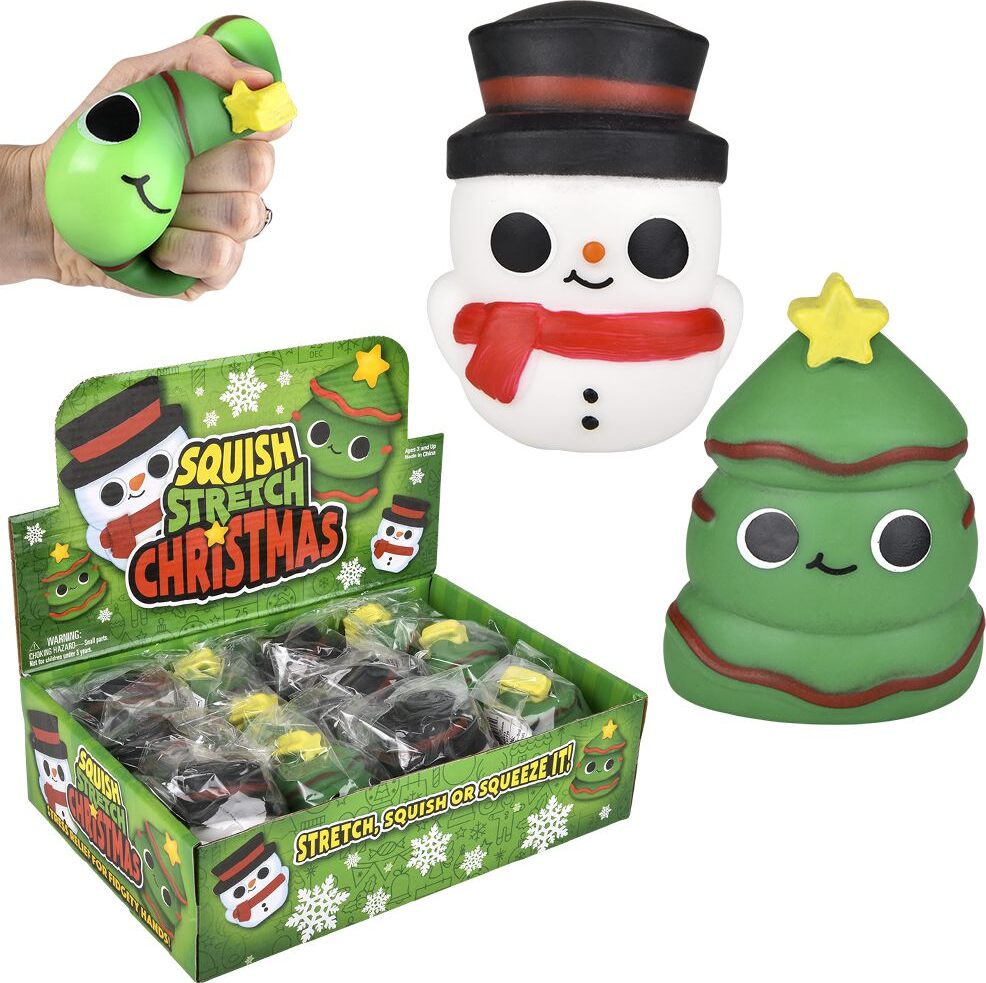 3.5" Christmas Squish Stretch (assortment - sold individually)