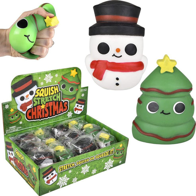 3.5" Christmas Squish Stretch (assortment - sold individually)