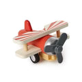 Wooden Biplane Pullback