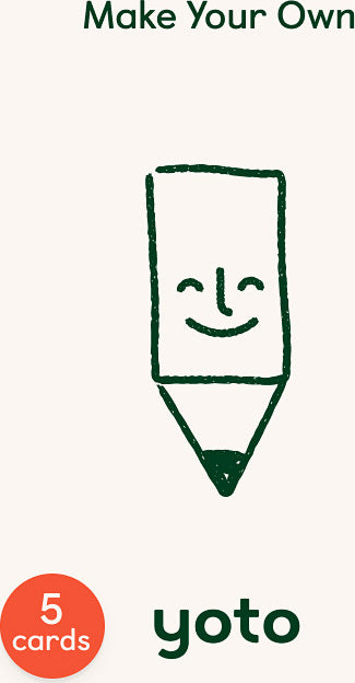 Yoto cards - Make Your Own Cards (Pack of 5)