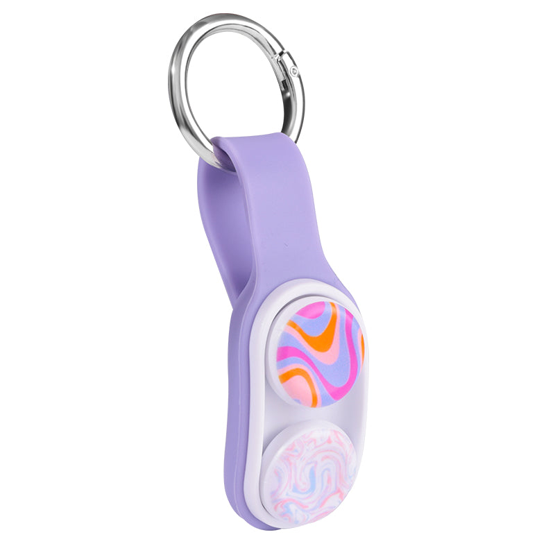 Fidget Flip Keychain with Magnets