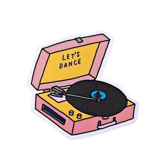 Let's Dance Vinyl Sticker