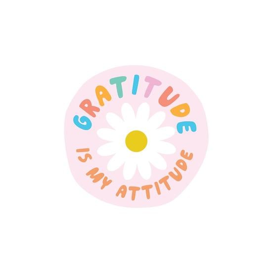 Gratitude Vinyl Sticker
