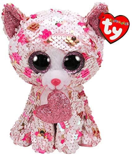 Flippables Cupid Pink Cat