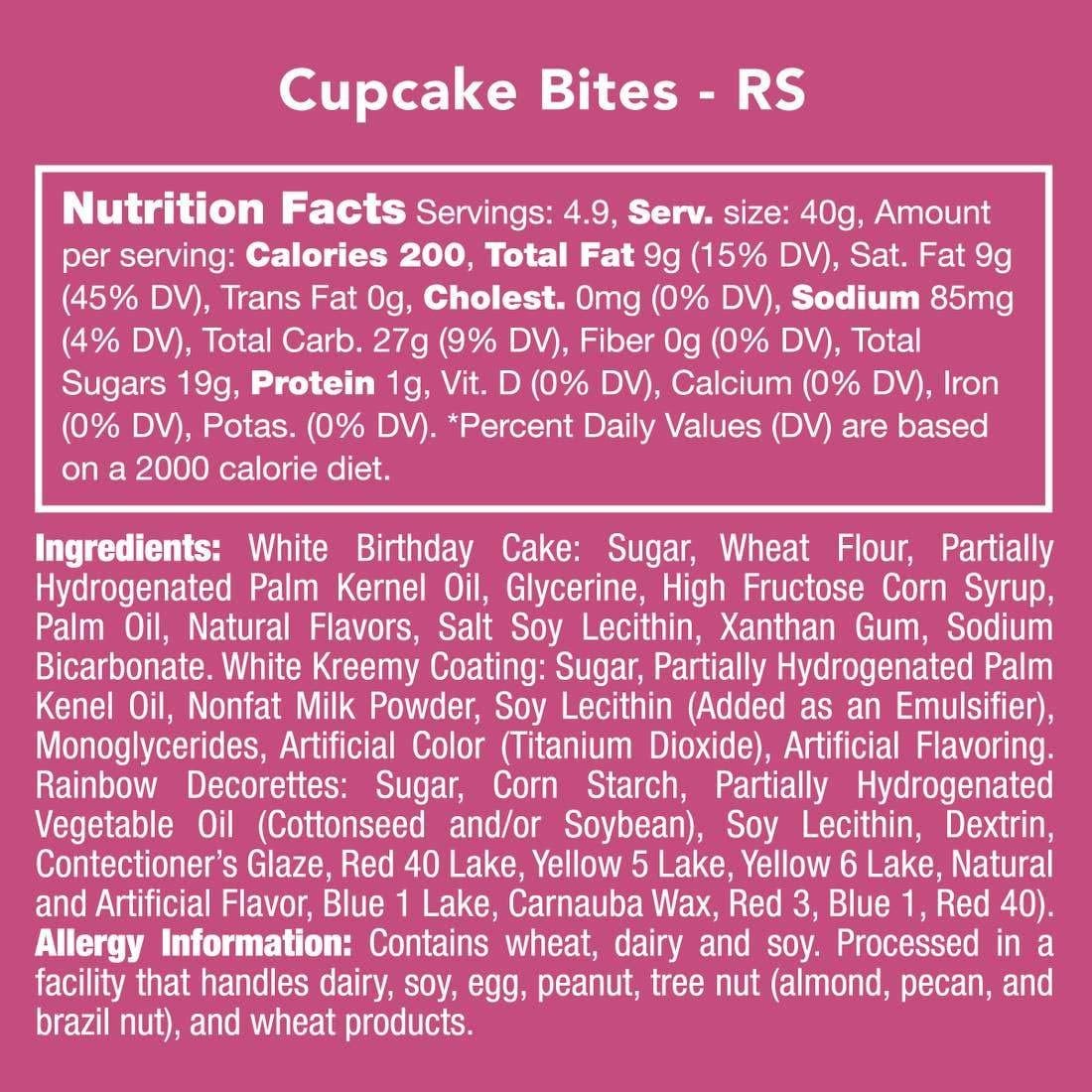 Cupcake Bites - Small