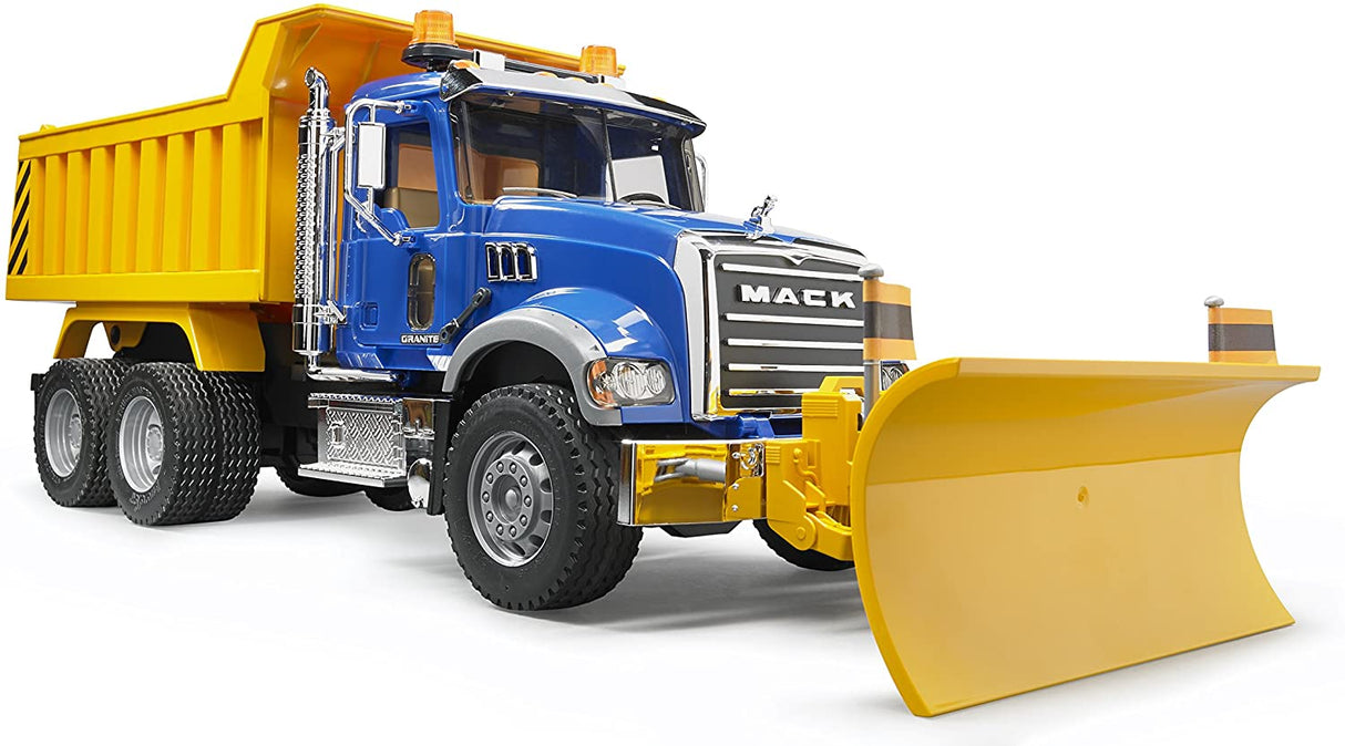 Dump Truck with Snow Plow Blad