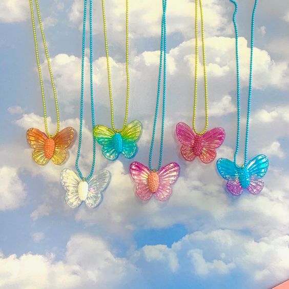 Ombre Butterfly Necklace