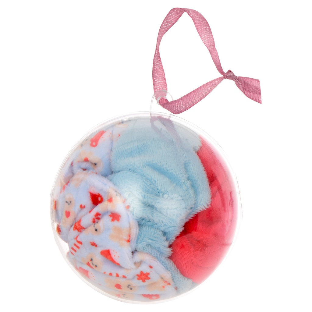 Gingerbread Sweethearts Ornament Scrunchie Set