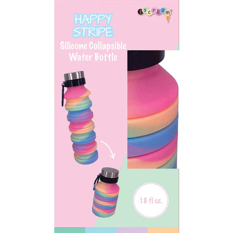 Water Bottle - Happy Stripe