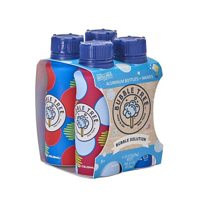 4-Pk Original Refillable Bubbl