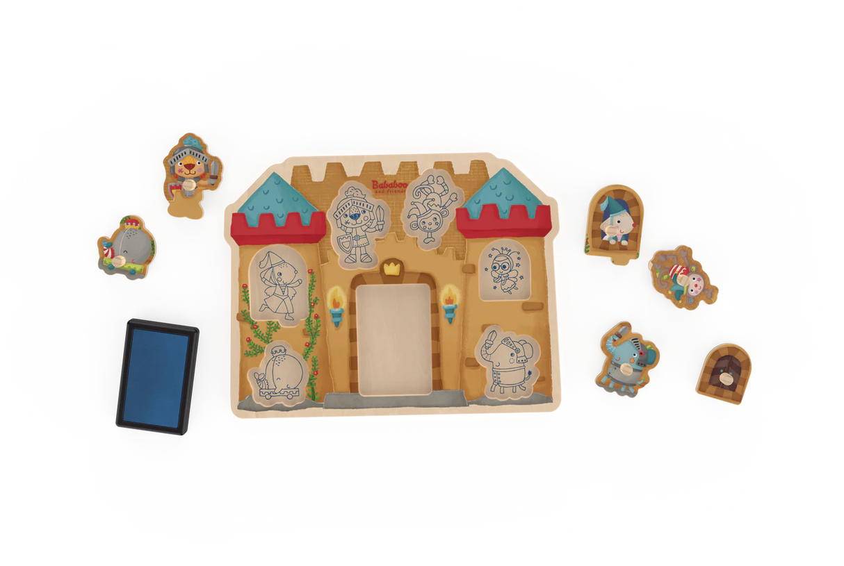 Castle Stamp Game Puzzle