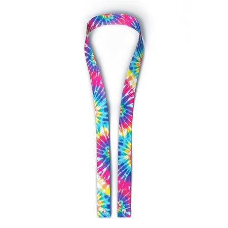Primary Tie Dye Mask Lanyard