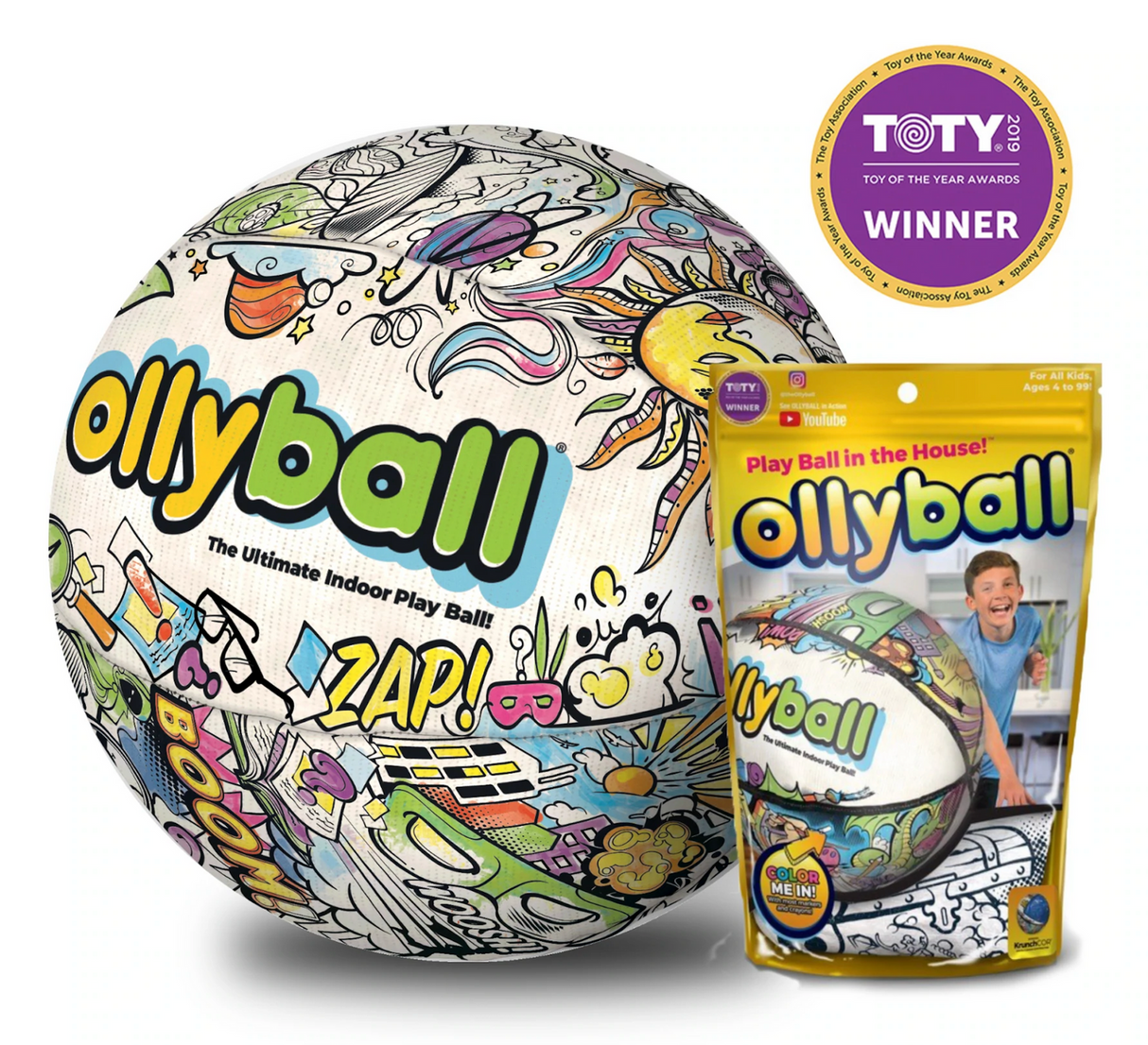 OLLYBALL® ECO PAK - Winner of the Toy of the Year Award
