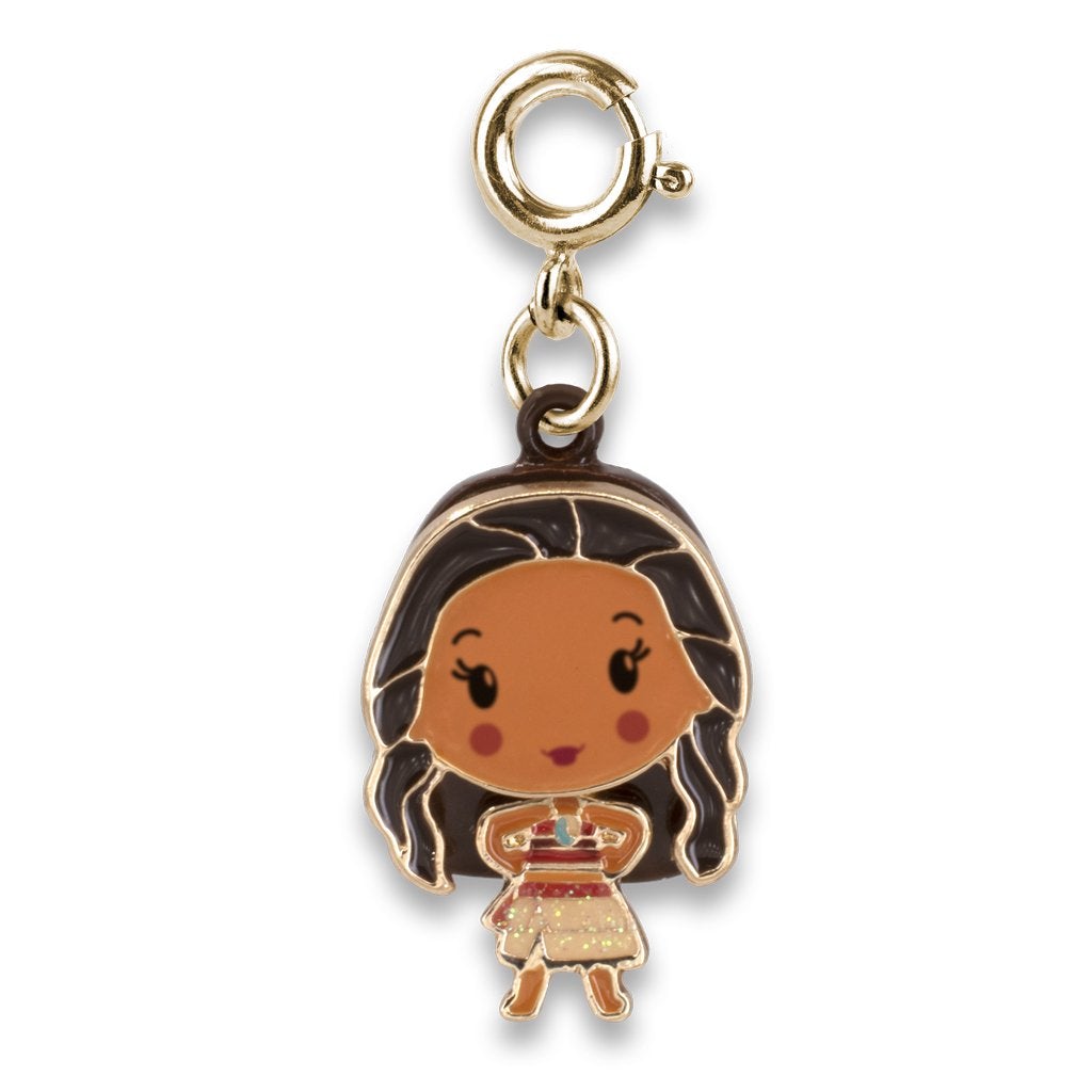 Gold Swivel Moana Charm