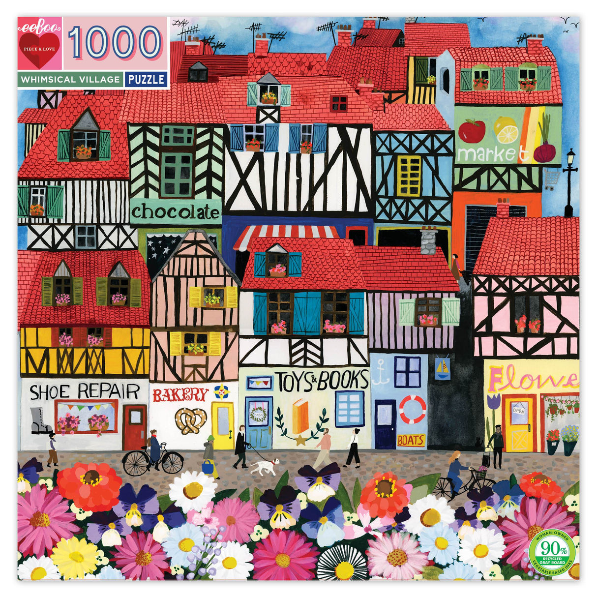 Whimsical Village 1000 Pc