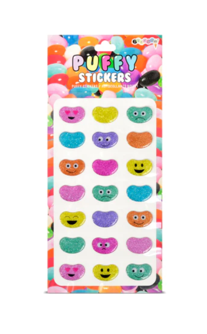 Jelly Beans Puffy Stickers