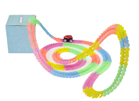 Neon Glow Twister Tracks 3D