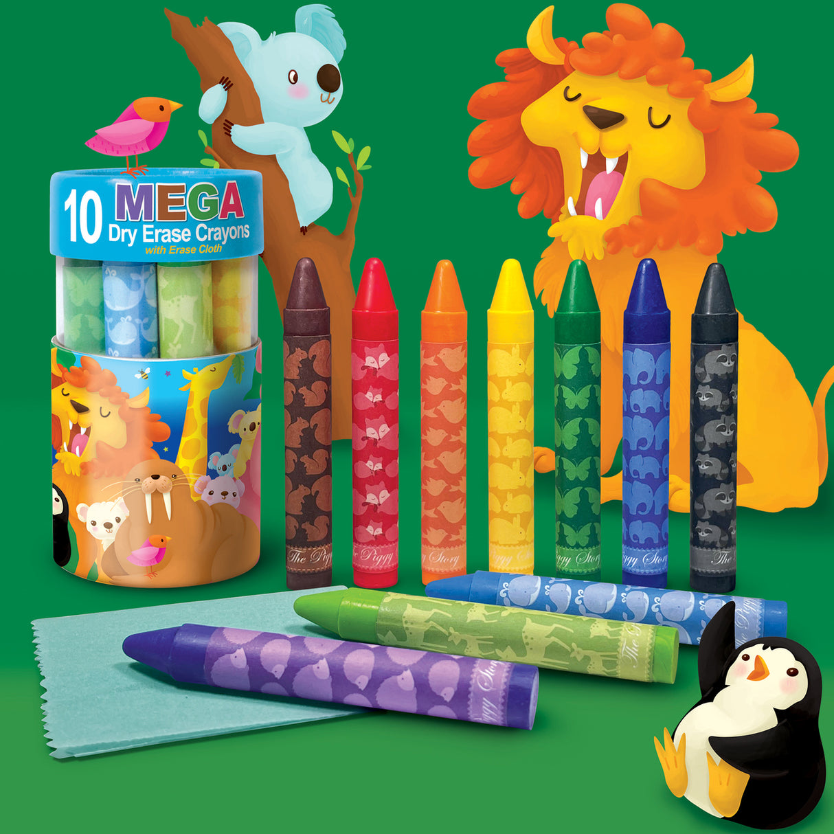 Dry Erase Crayons - Animal