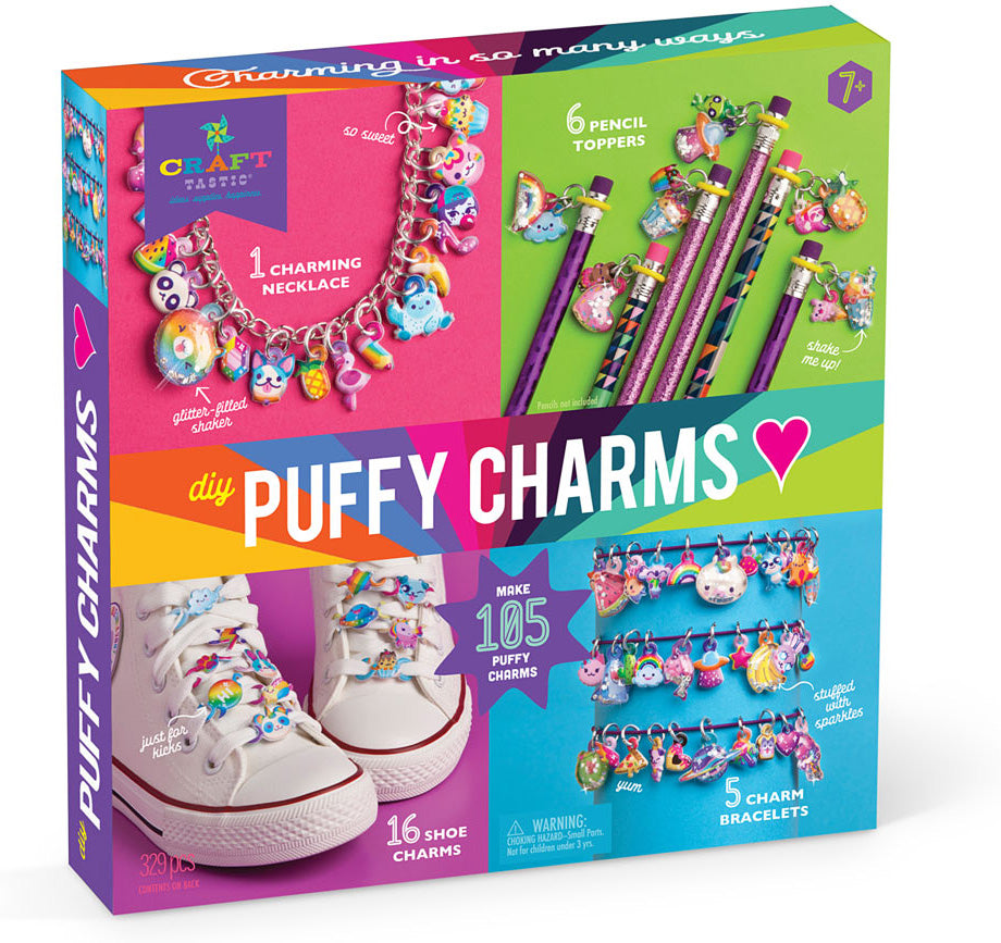 Craft-tastic DIY Puffy Charms Craft Kit