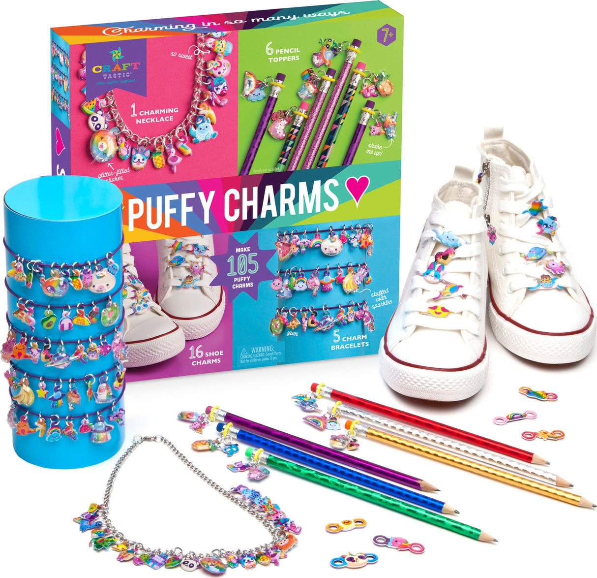 Craft-tastic DIY Puffy Charms Craft Kit