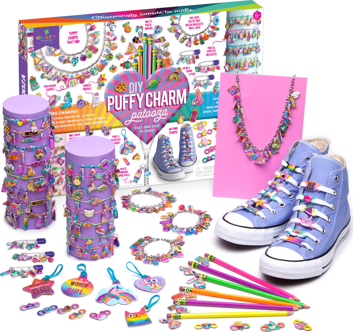 Craft-tastic DIY Puffy Charm Palooza