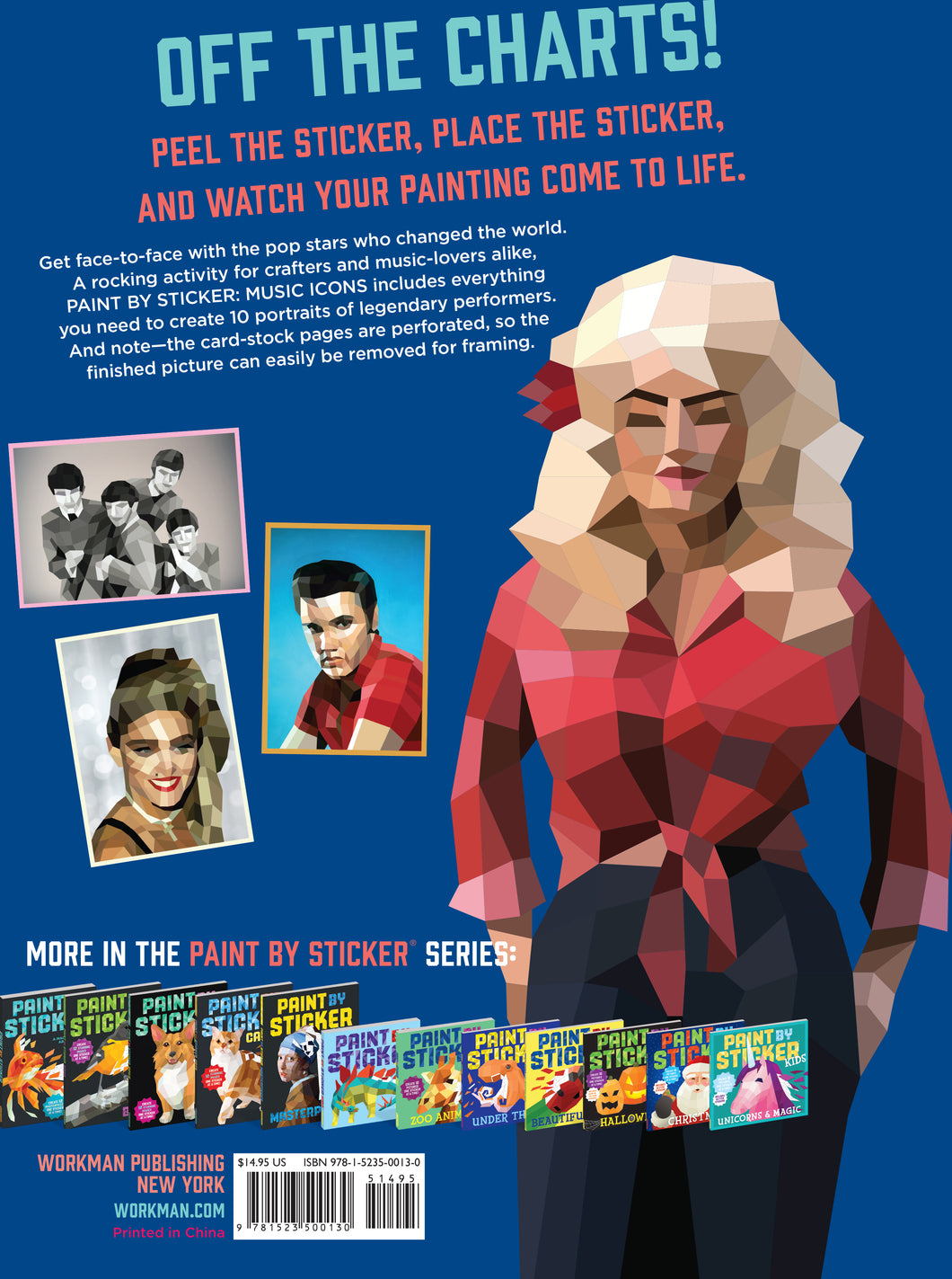 Paint by Sticker: Music Icons: Re-create 10 Classic Photographs One Sticker at a Time!