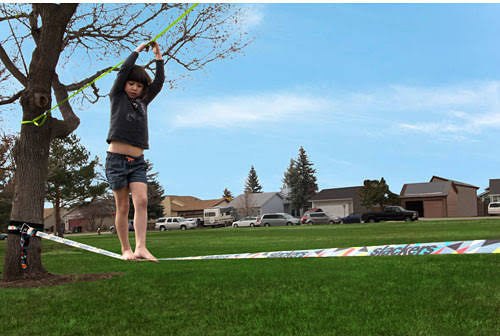 50' Slackers Slackline Classic Set- Prism