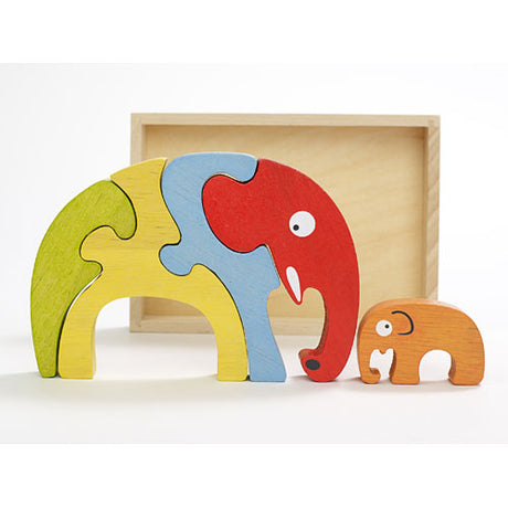 Elephant Family Puzzle